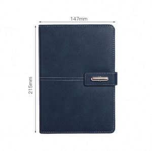 College Ruled Thick Paper Journals <b>Writing</b> School Business Note Taking Navy Leather Notebook Journal and Pen <b>Set</b> for Men - Product Image 1