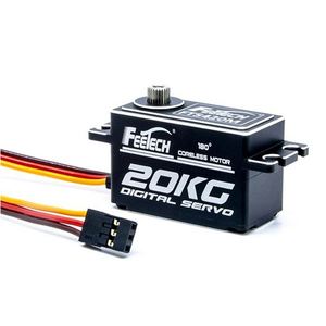 Factory Direct Low Profile High-Speed 20kg Servo Motor Electric Waterproof <b>Mini</b> Size for RC Car Truck <b>Robot</b> 1:10 1:8 - Product Image 4