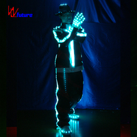 Costume de danse à LED le mieux noté Michael Jackson Costume de danse à éclairage LED pour les amateurs de danse et les interprètes