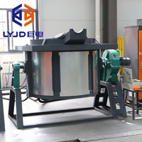 Machine de fusion électrique à induction de 1 à 5 tonnes pour la fusion de ferraille d'aluminium, la production d'ingots et la fonderie