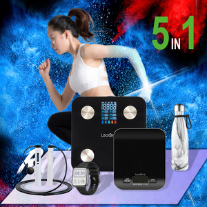 Vente chaude 5 en 1 produit de Sport intelligent 180kg Bluetooth analyseur de <span class=keywords><strong>balance</strong></span> de graisse corporelle <span class=keywords><strong>balance</strong></span> Bluetooth de salle de bain électronique numérique - Product Image 2