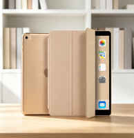 Étui pour tablette en cuir fin et léger, housse de protection magnétique détachable compatible avec iPad Mini4 et iPad Mini5