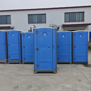 Inodoro Portátil de Obra, Inodoro Móvil Prefabricado de HDPE, Inodoro Portátil de Plástico con Puerta - Product Image 3