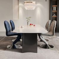 Chaise de salle à manger créative en chenille de style italien, pour la maison et l'hôtel, écologique, luxe léger, haut de gamme, dossier minimaliste