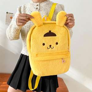 Nouveau dessin animé en peluche sac à bandoulière Hi Kitty poupée Sanrios école Kuromi mode sac à dos mélodie - Product Image 3