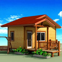 Maison en bois traditionnelle de Taizhou Eurasia, design écologique, imperméable, sûre, villa, chalet en bois/jardin/kits de structure préfabriquée, maison d'outils