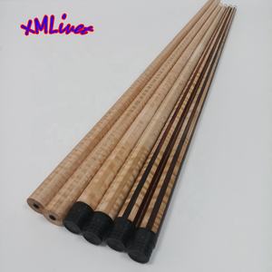 Demi-fini/fini 12 pièces érable tigre/bois cocobolo technologie laminée queue de billard pour queues de billard/queues de carambole - Product Image 2