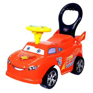 Coche musical para niños, vehículo de plástico para empujar, juguete para conducir en interiores y exteriores - Product Image 2