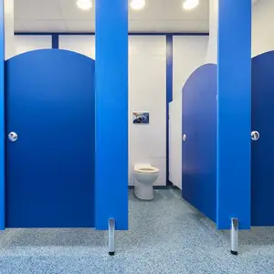 Basisschool Toilet Kraampjes Partitie Cel Kinderen Wc Douche Effen Phenolic Partitie