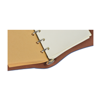 Carnet d'étudiant en stock avec sangle bleue, à feuilles mobiles, motif ajouré, carnet de journal et de graffiti, direct usine