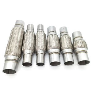 Tubo de escape flexible universal de acero inoxidable a precio de fábrica con boquilla, servicio personalizado disponible - Product Image 2