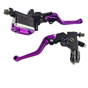 Ensemble d'embrayage et de frein de moto Qiangye 22MM CNC, poignée de frein à disque hydraulique pour accessoires de modification - Product Image 4