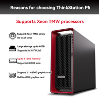 ThinkStation P5 Tower Graphics Workstation W3-2435 3.1G 6C/16G-DDR5/2T SATA untuk Desain/VFX Film/Intelegensi Buatan/Medis