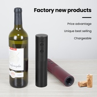 Ouvre-bouteille électrique écologique moderne rechargeable Type-C avec verseur et bouchon, tire-bouchon automatique, disponible en OEM/ODM