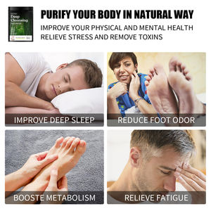 แผ่นแปะเท้า2025 Tik Tok แผ่นแปะเท้าสมุนไพรทำความสะอาดล้ำลึกแผ่นแปะเท้า - Product Image 5