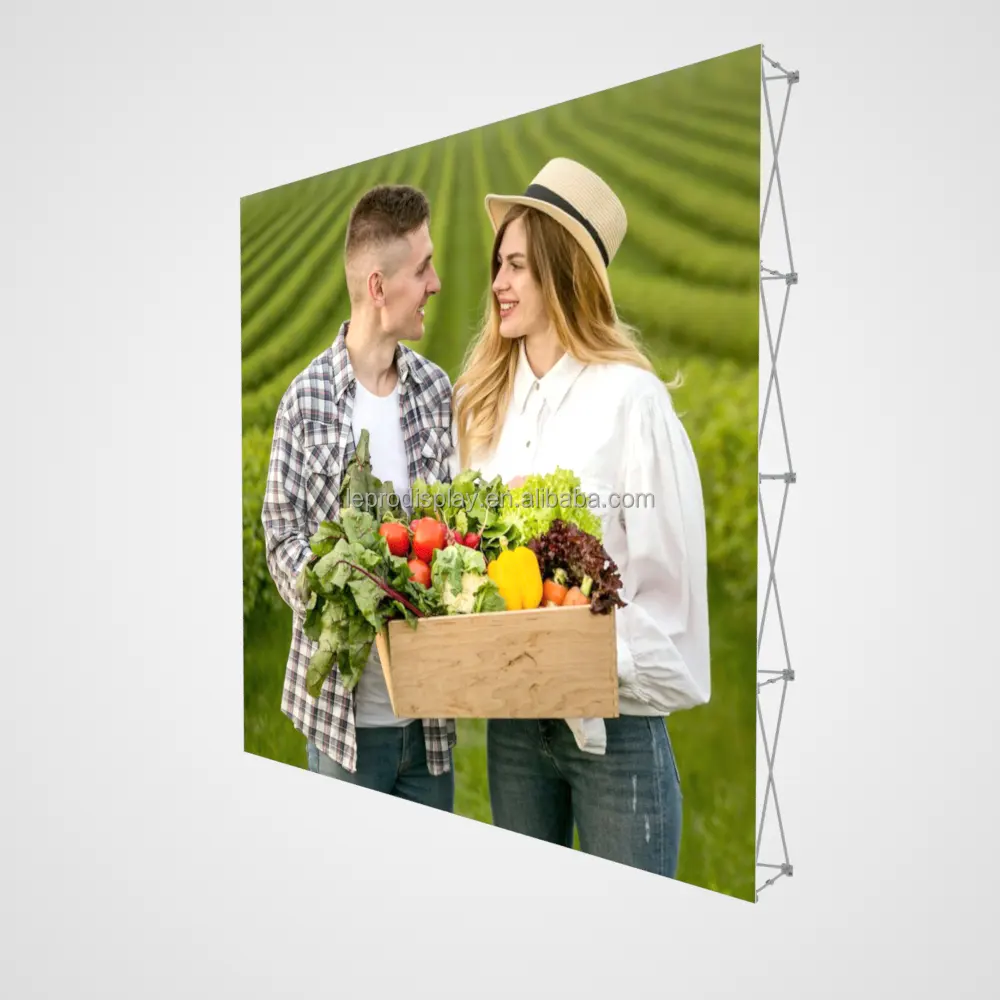 Tragbare Ausstellung Pop Up Display Stand Wand Gerade Form Messestand Stand Für Messestand Veranstaltungen