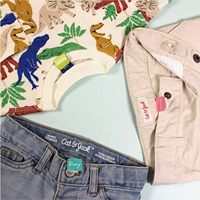 Étiquettes adhésives carrées personnalisées pour vêtements, autocollants nominatifs sur mesure pour enfants – Imperméables, sûrs pour la lessive, pour la garderie/l'école/le camp, utilisables sur les chaussures