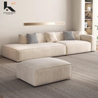 Beliebtes Neues Trendprodukt Modernes Rechteckiges Gepolstertes Vakuumkomprimiertes Sofa Hochdichter Schwamm Modulares Sektionaldesign für Wohnzimmer