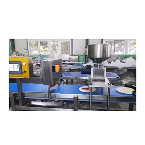 Original Brand New Baking Oven Automated Pizza Production System With Cheese And Sauce Spreading Machines