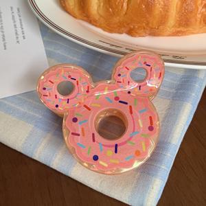 Pinza de Pelo con Diseño de Tiburón Donut Adorable, Sujetador de Cola de Caballo con Diseño Realista de Comida, Accesorio Elegante para el Cabello para Mujer, Venta al por Mayor - Product Image 4