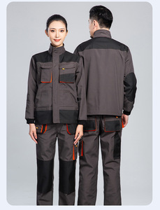 Vêtements de <span class=keywords><strong>Travail</strong></span> Homme <span class=keywords><strong>Combinaison</strong></span> Salopette Blouse Veste Pantalon de <span class=keywords><strong>Travail</strong></span> de Sécurité Uniforme pour Mécanicien et Bâtiment - Product Image 5