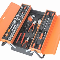 Ensemble d'outils de mécanique de haute qualité en acier au carbone, 48 pièces, vente en gros, boîte à outils ménagers, jeu de clés à cliquet et clés à molette