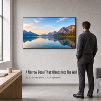 Mur vidéo LCD 49 pouces, écran de raccordement à cadre étroit de 3,5 mm, 500 nits, affichage industriel FHD pour la surveillance des salles de contrôle CCTV