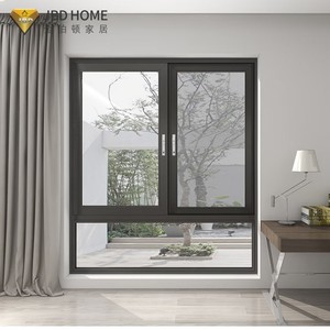Puertas y Ventanas Corredizas Horizontales de Aleación de Aluminio Modernas Resistentes a Huracanes - Doble Acristalamiento con Mosquitera Magnética para Villa - Product Image 3