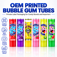 Tube d'emballage en aluminium et plastique haute barrière, impression UV personnalisée, bouchon à vis, conteneur de qualité alimentaire pour confiture, sauce, bonbons