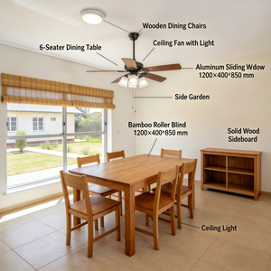 Plan de maison moderne sud-africaine 2 chambres avec salon, douche intérieure et toit caché design - Product Image 3