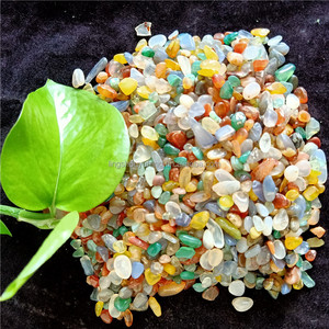 סין מקומי מעורב אבן גרניט טבעי אבן סלע משטח המכונה מתפורר חלוקי אבן לקישוט גינה למכירה - Product Image 5