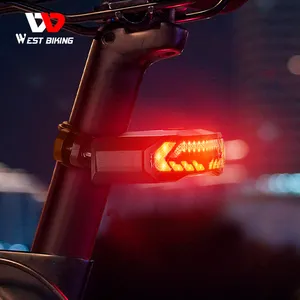 Tây đi xe đạp IP65 không thấm nước xe đạp đèn hậu cảnh báo an toàn USB có thể sạc lại xe đạp ánh sáng COB đuôi đèn LED đi xe đạp ánh sáng