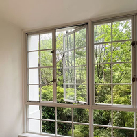 Vente en gros de portes et fenêtres en aluminium sur mesure pour villas, avec grille décorative, double vitrage, étanches, pour entrée, intérieur et extérieur
