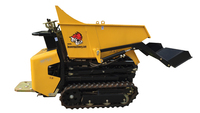   Mini-dumper sur chenilles autoporteur à benne basculante hydraulique 13 CV à essence MMT60