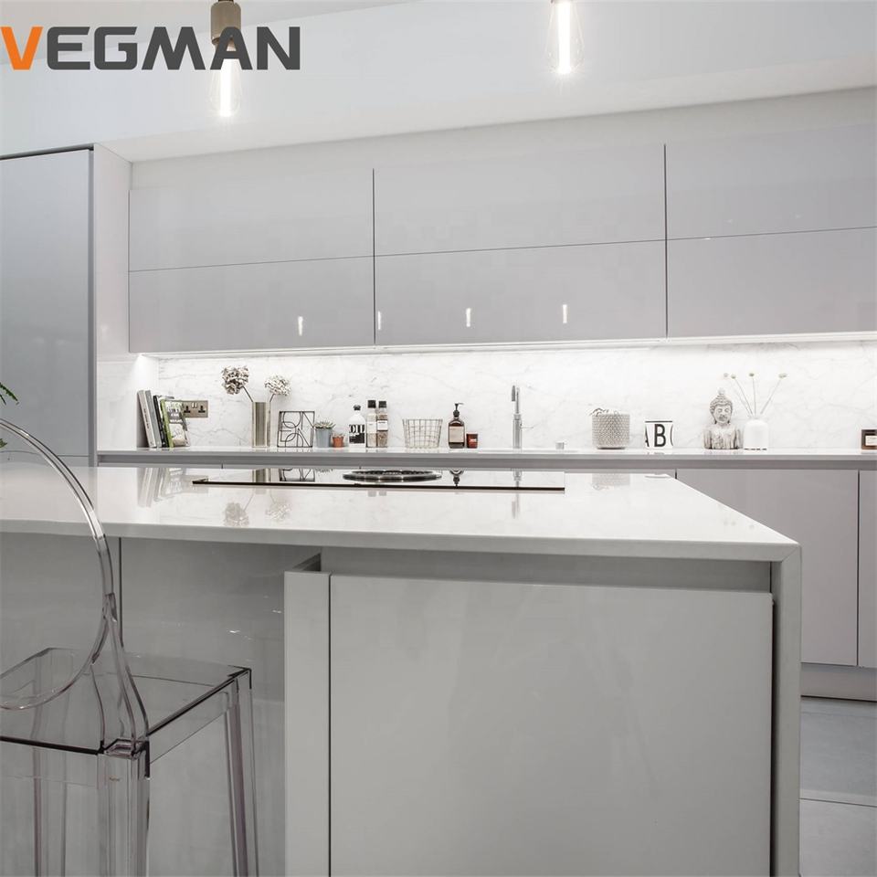 Luxury Customized Smart L Shaped Kitchen Modular Kitchen Wall Cabinet ...