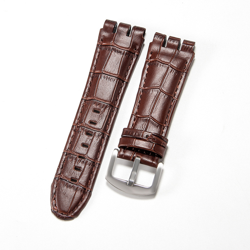 Boucle en acier marron bambou-K2