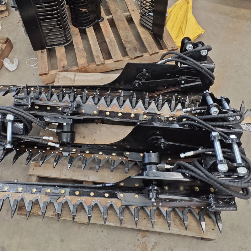 Hightop Mini Excavator Attachment Hedge Trimmer