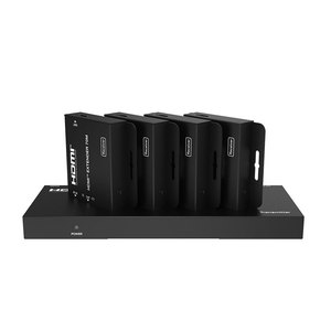 4K 30Hz <span class=keywords><strong>HDMI</strong></span> <span class=keywords><strong>Extender</strong></span> Splitter sobre Ethernet 1x4, 1080P 1 em 4 out <span class=keywords><strong>HDMI</strong></span> Splitter <span class=keywords><strong>Extender</strong></span> sobre <span class=keywords><strong>Cat6</strong></span> POC + Loop 70M - Product Image 1