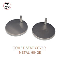 Ensemble de fixation universel pour siège de toilette, couvercle de toilette en acier inoxydable, charnière