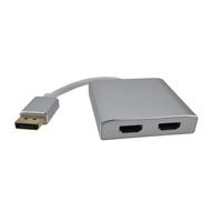 Adaptador Multifuncional Farsince Dp a Doble Dp o Doble HDMI con Cable Micro USB