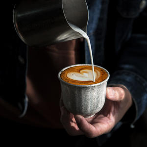 Tazza da Caffè in Ceramica Vintage per Infusione Manuale 150ml, Elegante Tazza Yunomi Senza Manico per <span class=keywords><strong>Espresso</strong></span> e Latte Art - Product Image 2