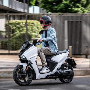 HORWIN SK1 Streetbike Grey Motorcycle with <b>72V</b> 36Ah Long-Range <b>Battery</b> Fast Urban Delivery Solution - Product Image 4