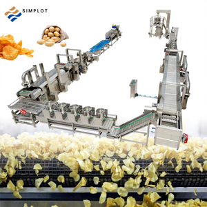 Automatic Potato Flakes Making Machine Frozen French Fries <strong>Processing</strong> Plant Low Sodium Custom Coating - Product Image 1