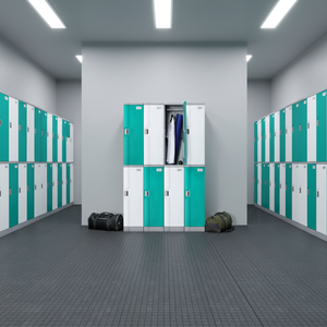 Modern Plastic 9 Doors Gym Locker Cabinet Dormitory <b>Cupboard</b> Cabinet Change Room Locker Storage Cabinet - Product Image 3