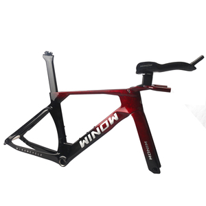 Winowcycle mới đầy đủ Carbon TT Xe đạp khung đĩa Carbon khung đua xe đạp ba môn phối hợp thời gian thử nghiệm sợi carbon xe đạp khung TT Bar - Product Image 1
