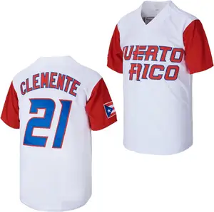 2024定制WBC棒球衫高品质弗朗西斯科林多波多黎各国家棒球世界经典球衣