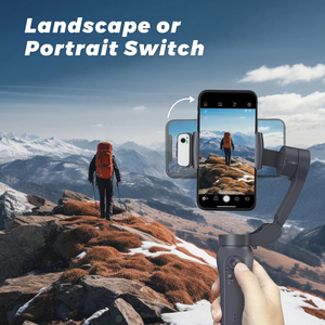 Kdbao l7bpro Plus ai Tracker 3 Gimbal Selfie Stick với diode phát ra ánh sáng cầm tay điện thoại thông minh gấp vlog thanh làm bằng nhựa - Product Image 5