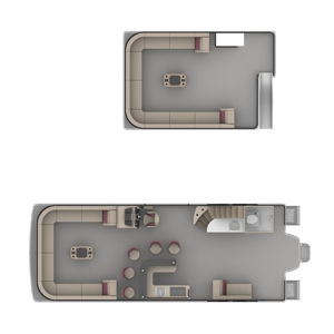 Bote Pontón de Aluminio de Doble Capa con Amplio Espacio en la Cubierta, Yate Ecológico de Dos Niveles con Área <span class=keywords><strong>para</strong></span> <span class=keywords><strong>Barbacoa</strong></span> <span class=keywords><strong>para</strong></span> Turismo y Pesca - Product Image 6