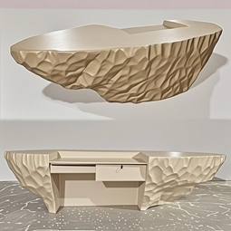 Mostrador de Madera para Vestíbulo de Hotel, Ideal para Proyectos de Decoración en Ciudades de Turismo Cultural y Recepción de Visitantes - Product Image 2