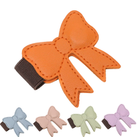 Marque-pages en cuir PU avec nœud mignon, attaches élastiques, couleurs assorties, pour l'école, porte-stylo magnétique, cadeaux pour les amateurs de livres